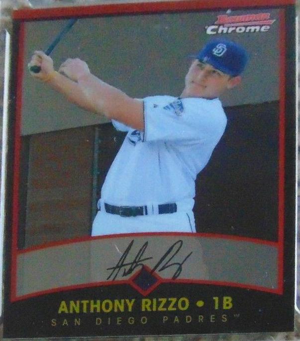 Anthony Rizzo #BCT3 Baseball Cards 2011 Bowman Chrome Throwbacks