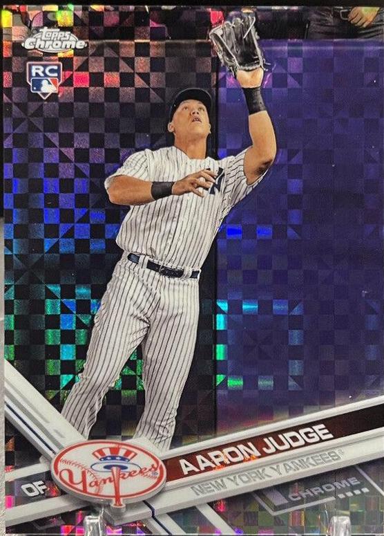 RC AARON JUDGE ROOKIE CARD TOPPS CHROME 2017 169 NEW sale YORK NY YANKEES MVP SEASON