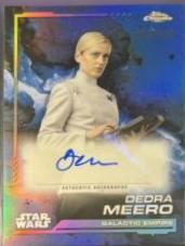 Denise Gough as Dedra Meero [Skywalker Blue Refractor] #AU-DG Star Wars 2024 Topps Chrome Autograph