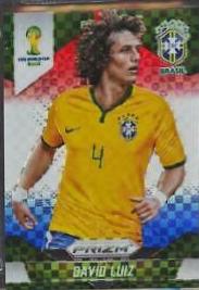 David Luiz [Red Prizm] #106 Soccer Cards 2014 Panini Prizm World Cup