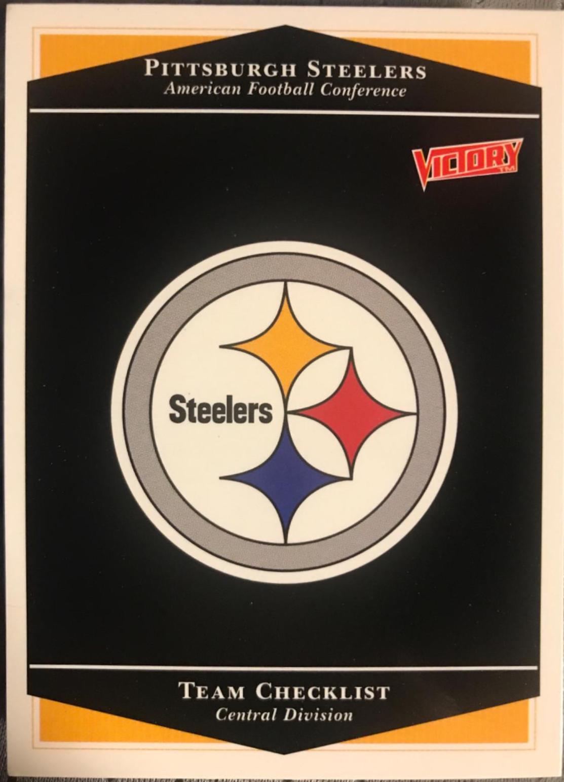 Pittsburgh Steelers [Checklist] #207 Football Cards 1999 Upper Deck Victory