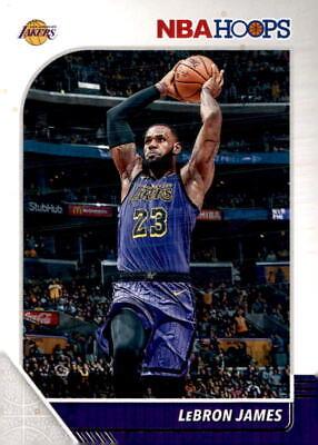 2019 NBA Hoops #87 LeBron newest James Neon Green PSA 9