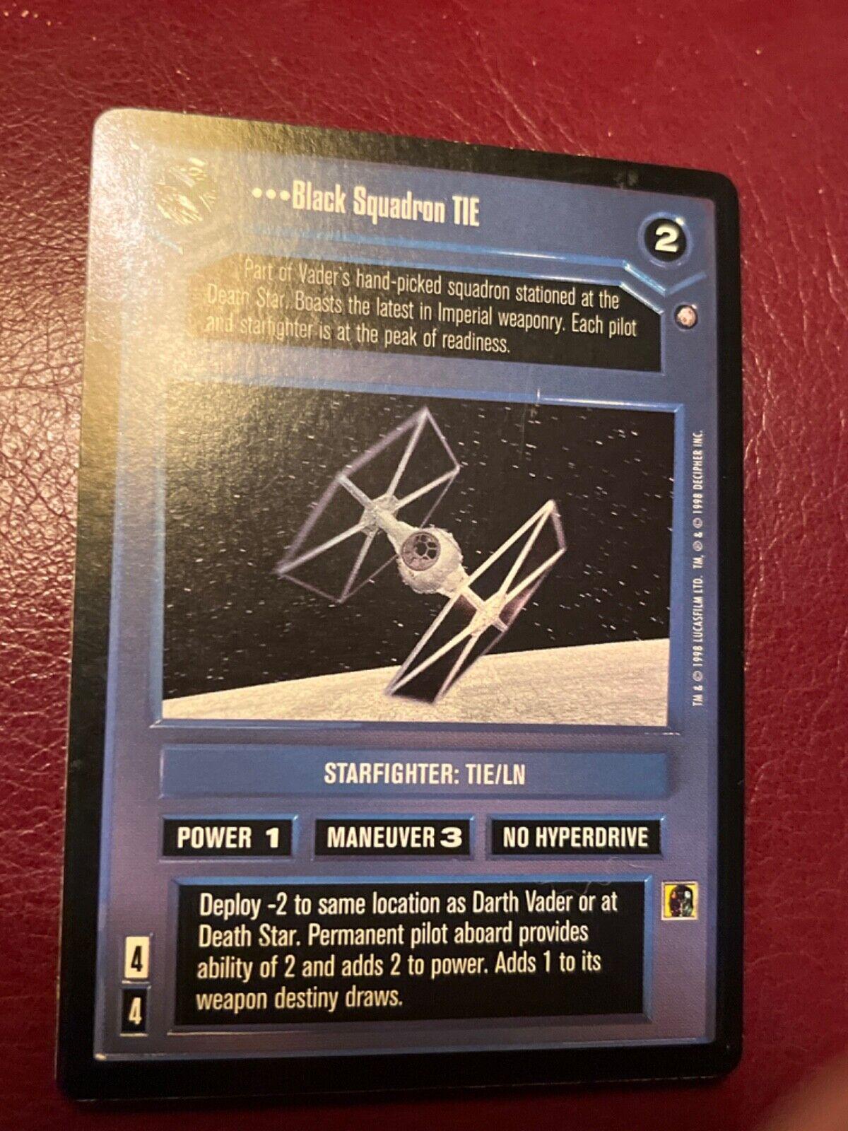 Black Squadron TIE Star Wars CCG Official Tournament