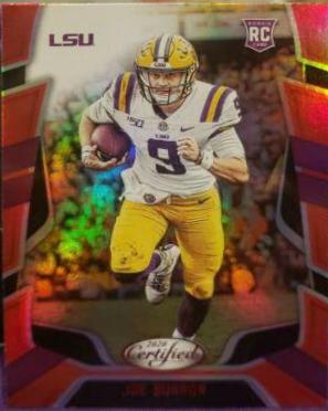 JOE BURROW 2020 Panini Chronicles Draft Picks Donruss deals RATED ROOKIE RC LSU #1