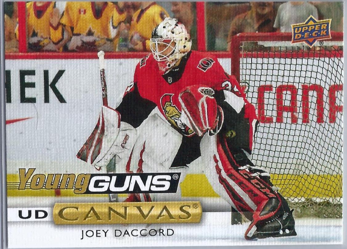 Joey Daccord #C109 Hockey Cards 2019 Upper Deck Canvas