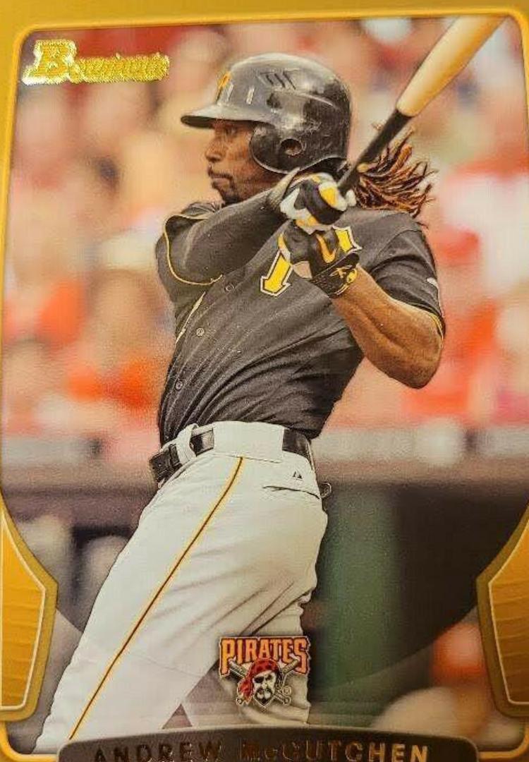 Andrew McCutchen [Gold] #100 Baseball Cards 2013 Bowman