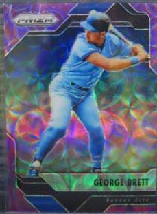 George Brett [Purple Scope] #40 Baseball Cards 2017 Panini Chronicles Prizm