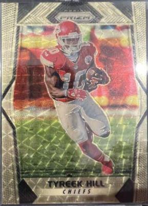 Tyreek Hill [Gold Vinyl Prizm] #105 Football Cards 2017 Panini Prizm