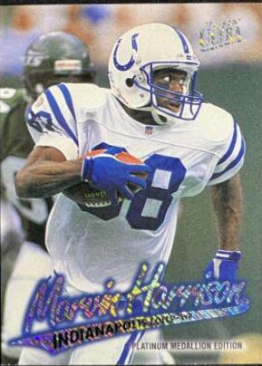 Marvin Harrison [Platinum Medallion] #P164 Football Cards 1997 Ultra