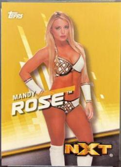 Mandy Rose [Gold] #43 Wrestling Cards 2016 Topps WWE Divas Revolution