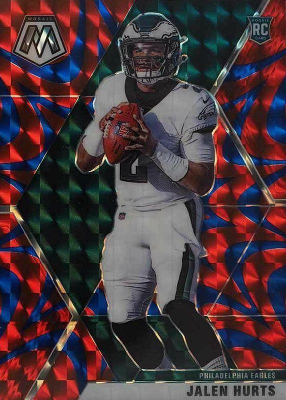 Jalen Hurts factory Blue Reactive Mosaic Rookie PSA 10