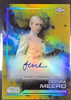 Denise Gough as Dedra Meero [Gold Refractor] #AU-DG Star Wars 2024 Topps Chrome Autograph