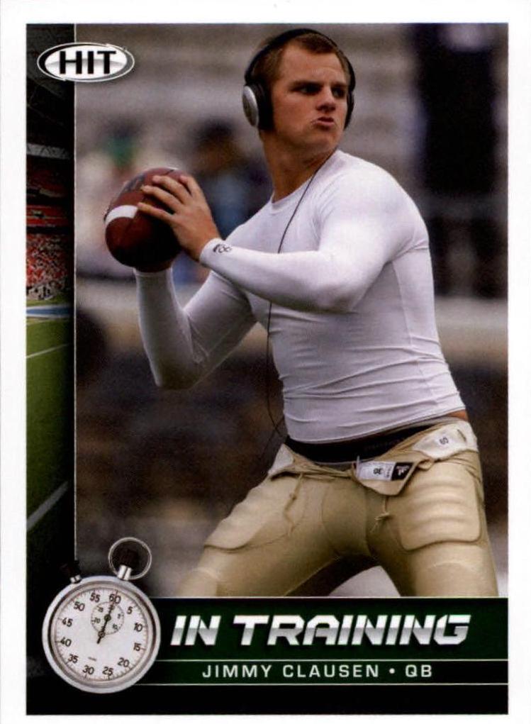 Jimmy Clausen #69 Football Cards 2010 Sage Hit