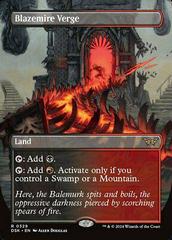 Blazemire Verge [Foil] #256 Magic Duskmourn: House of Horror Prices