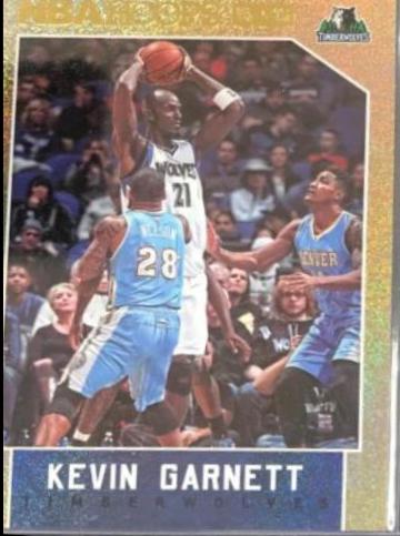 Kevin Garnett [Gold] #102 Basketball Cards 2015 Panini Hoops