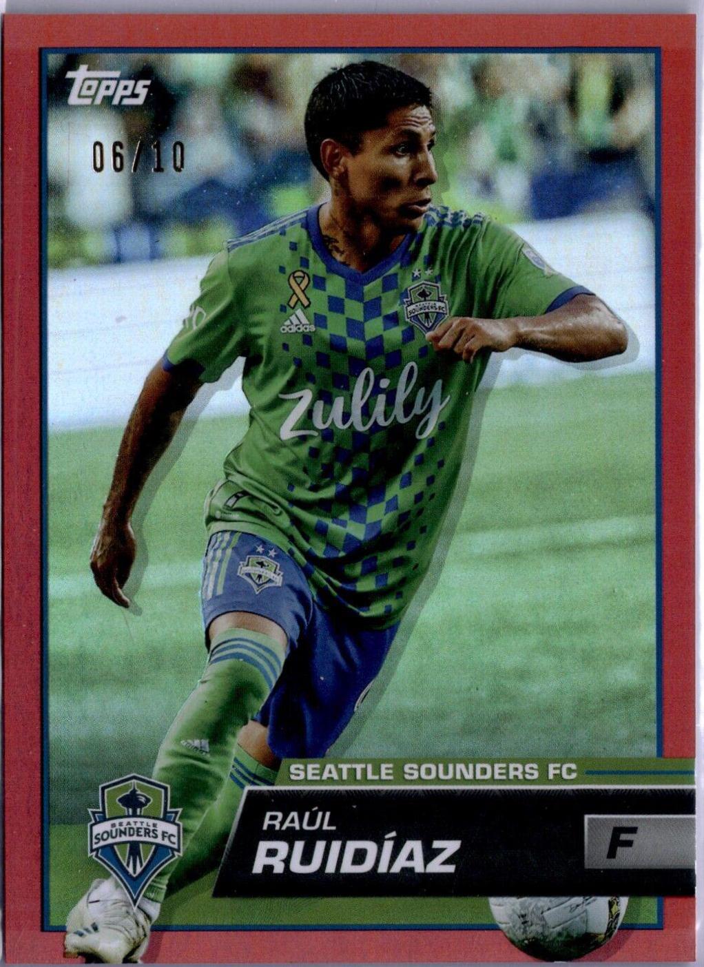 Raul Ruidiaz [Red] #186 Soccer Cards 2023 Topps MLS