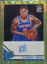 RJ Barrett [Gold] #FB-RJB Basketball Cards 2019 Panini Donruss Optic Fast Break Signatures