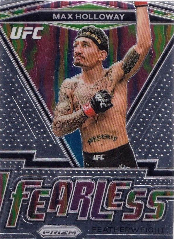 Max Holloway #24 Ufc Cards 2021 Panini Prizm UFC Fearless