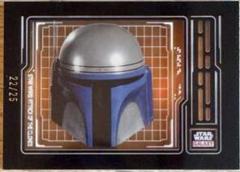 Jango Fett Helmet  [Orange Refractor] #AS-12 Star Wars 2024 Topps Chrome Galaxy Armor Shadowbox Prices