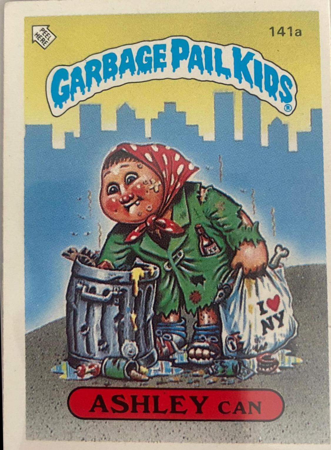 Ashley Can #141A Garbage Pail Kids 1986 Mini