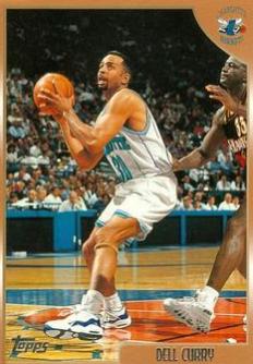 Dell Curry #57 Basketball Cards 1998 Topps