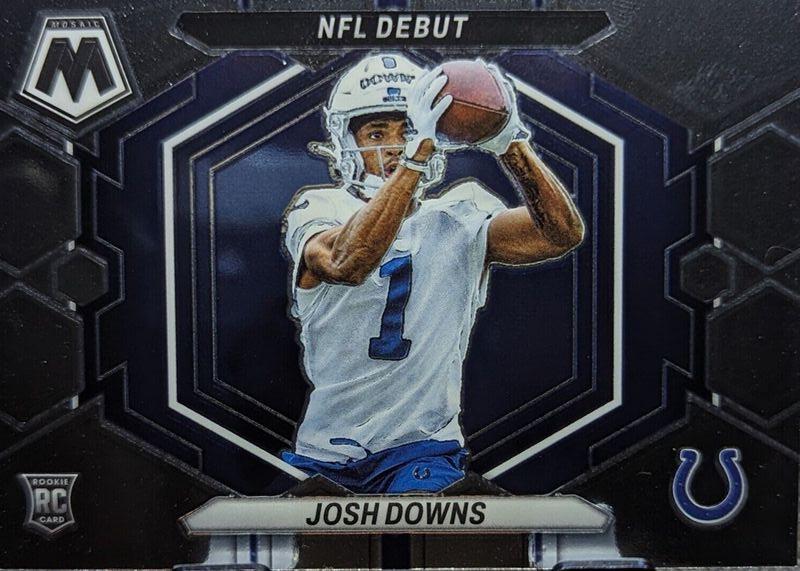 Josh Downs #ND-15 Football Cards 2023 Panini Mosaic NFL Debut