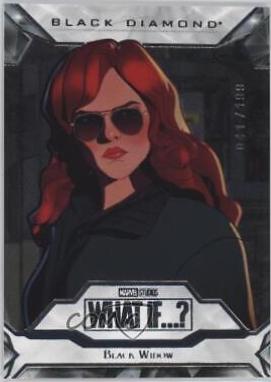 Black Widow #BD2 Marvel 2023 Upper Deck What If Black Diamond