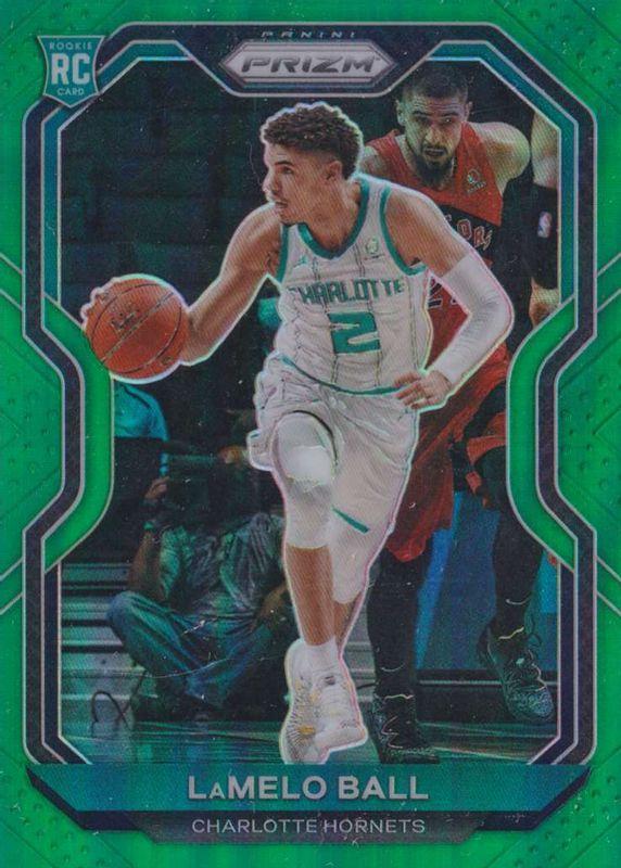 Fashion Lamelo 20-21 Panini PRIZM GREEN Instant