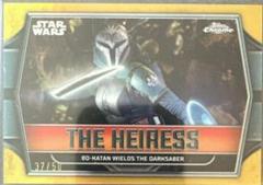 Bo-Katan Wields the Darksaber #TH-5 Star Wars 2024 Topps Chrome The Heiress Prices