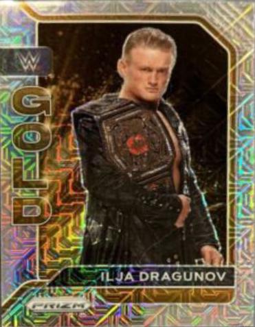 Ilja Dragunov [Mojo Prizm] #17 Wrestling Cards 2022 Panini Prizm WWE Gold