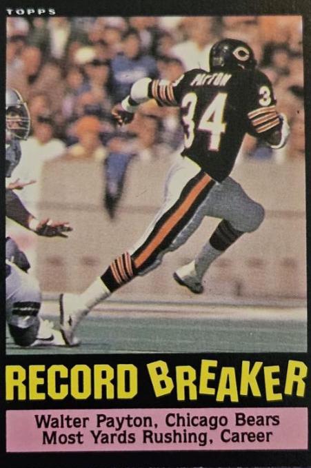 ~1985 TOPPS (#33)~ WALTER PAYTON~ [BECKETT fashion 8.5] (NM/MT)