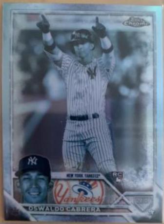 Oswaldo Cabrera [Sub Zero FrozenFractor] #69 Prices | 2023 Topps Chrome ...