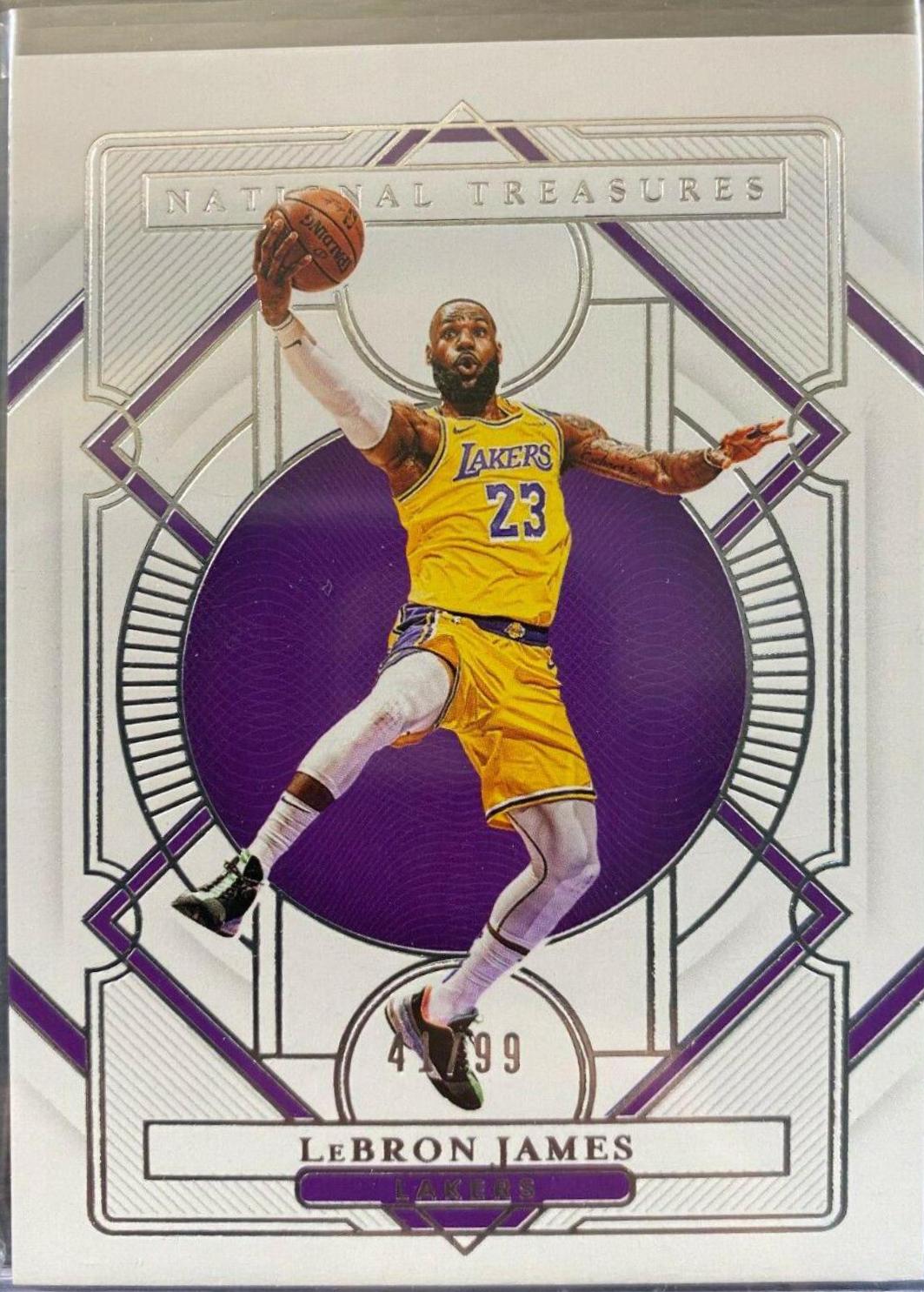 LeBron James #26 Basketball Cards 2020 Panini National Treasures