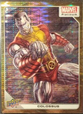 Colossus [Seismic Gold] #64 Marvel 2023 Upper Deck Platinum