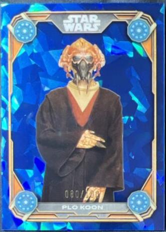 Plo Koon #JC-2 Star Wars 2024 Topps Chrome Sapphire Jedi High Council