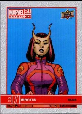 Mantis [Blue] #50 Marvel 2021 Upper Deck Annual