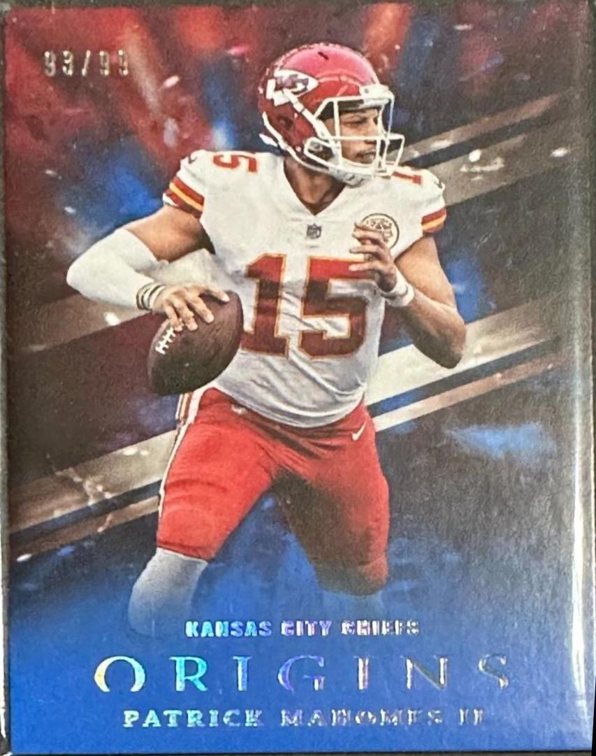 Patrick Mahomes II [Blue] #13 Football Cards 2018 Panini Origins