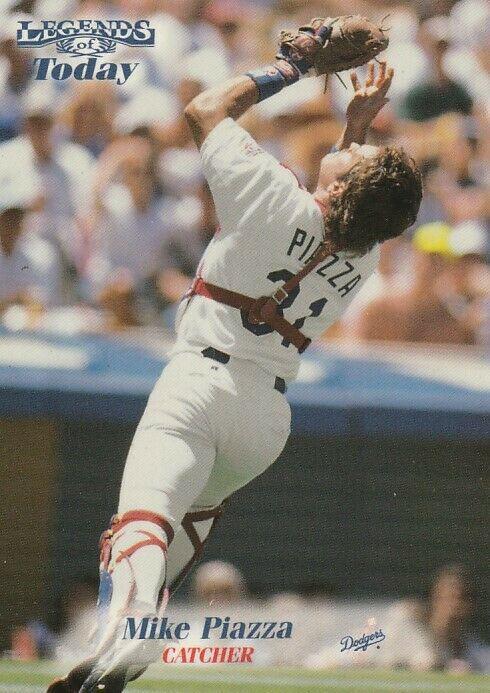 Mike Piazza #121 Baseball Cards 1998 Sports Illustrated Then & Now