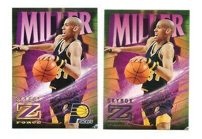 Reggie Miller Z Cling #38 Basketball Cards 1996 Skybox Z Force