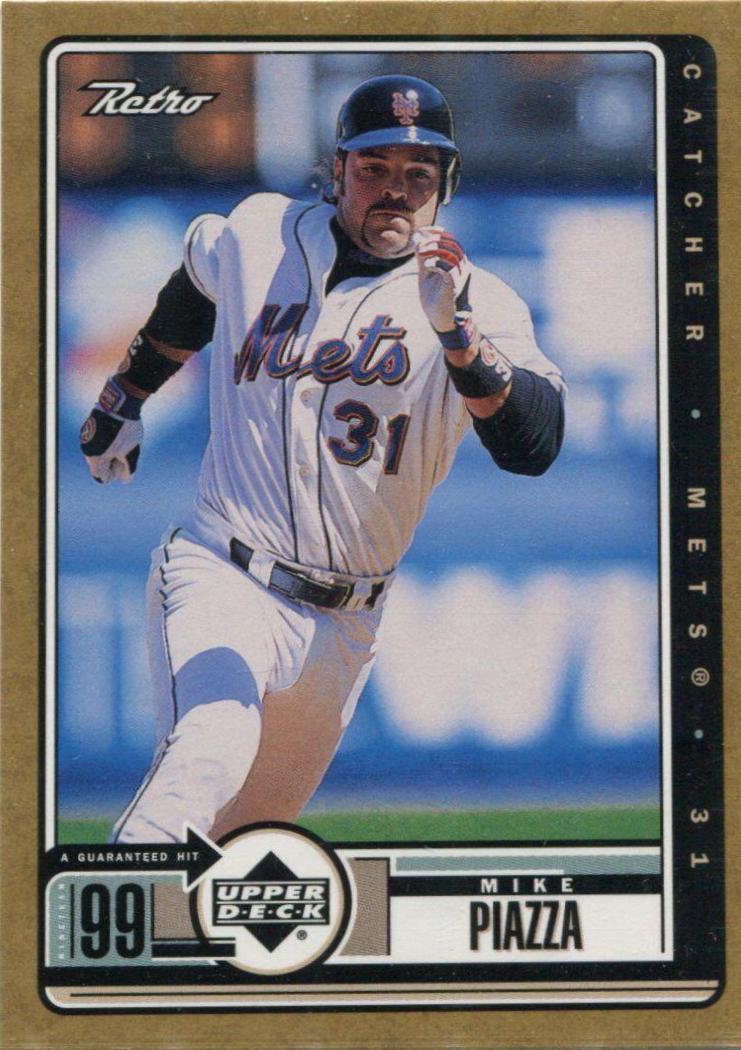 Mike Piazza [Gold] #52 Baseball Cards 1999 Upper Deck Retro