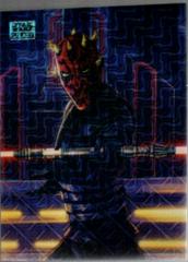 Darth Maul [Mojo Refractor] #AS-7 Star Wars 2024 Topps Chrome Galaxy Art of the Sith Prices