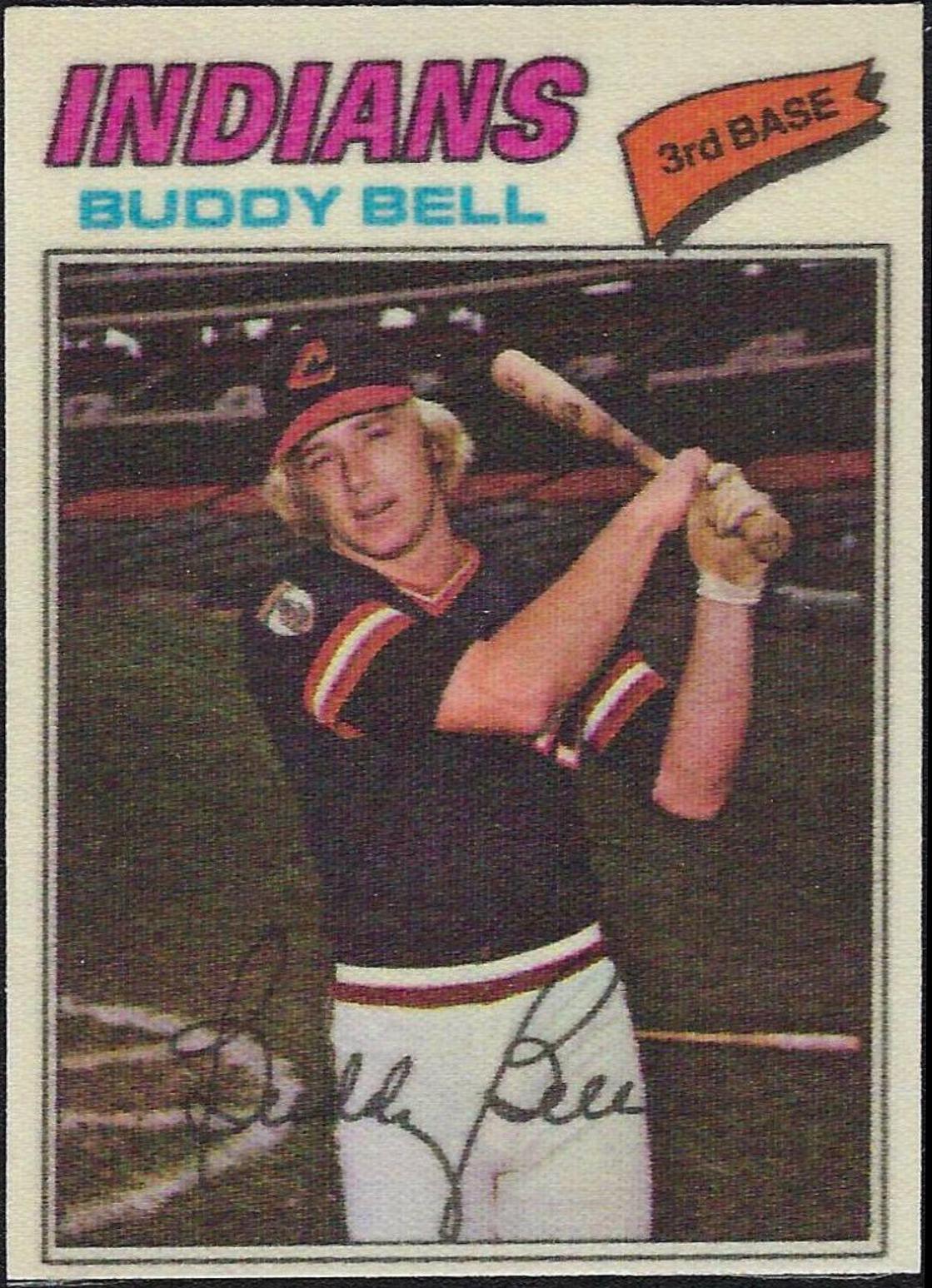 Buddy Bell #2 Baseball Cards 1977 Topps Cloth Stickers