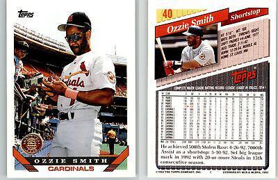 Ozzie Smith [Col. Rockies Inaugural] #40 Baseball Cards 1993 Topps