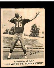 Norm Snead Football Cards 1963 Kahn's Wieners Prices