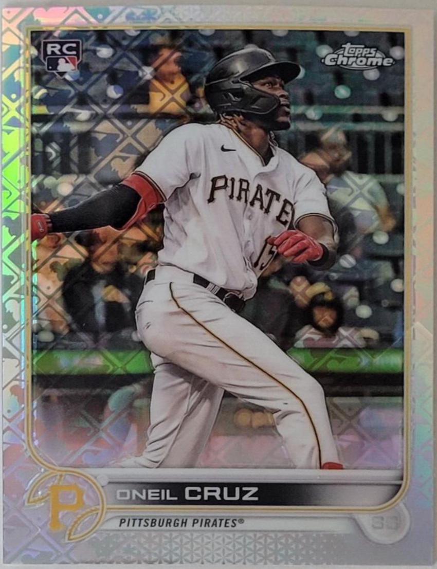 Oneil Cruz [Gold] #22 Baseball Cards 2022 Topps Chrome Logofractor