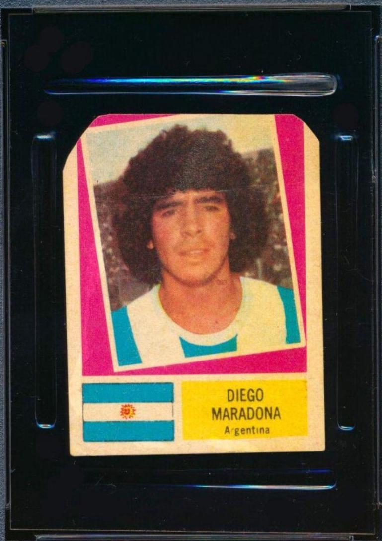 Diego Maradona Soccer Cards 1978 Crack Campeonato Mundial