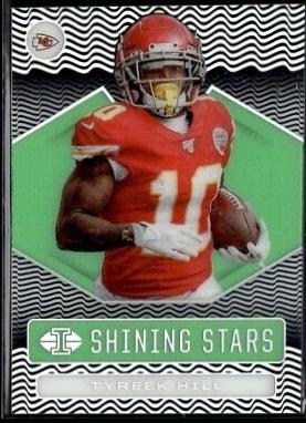 Tyreek Hill [Green] #SS7 Football Cards 2020 Panini Illusions Shining Stars