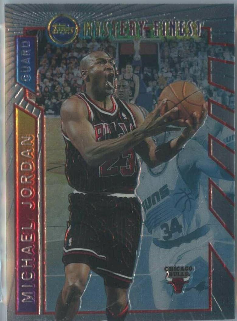 1996-97 Topps Mystery Finest Borderless Michael Jordan #M14 HOF buy