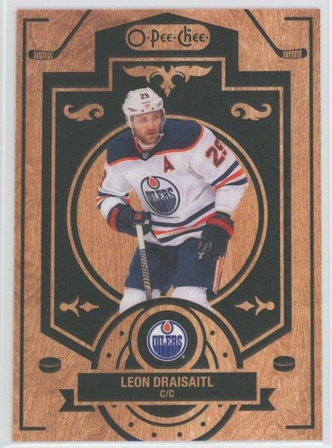 Leon Draisaitl #W-LD Hockey Cards 2022 O Pee Chee Woodies