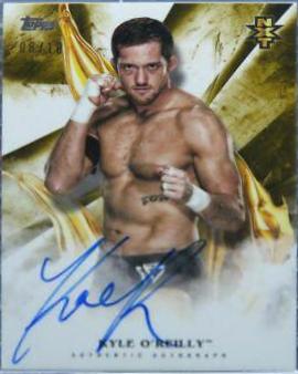 Kyle O'Reilly [Gold] #A-KY Wrestling Cards 2019 Topps WWE NXT Autographs